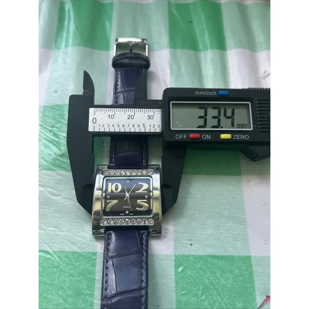 Faded Glory Silver Tone Purple Band Women’s Quartz Watch